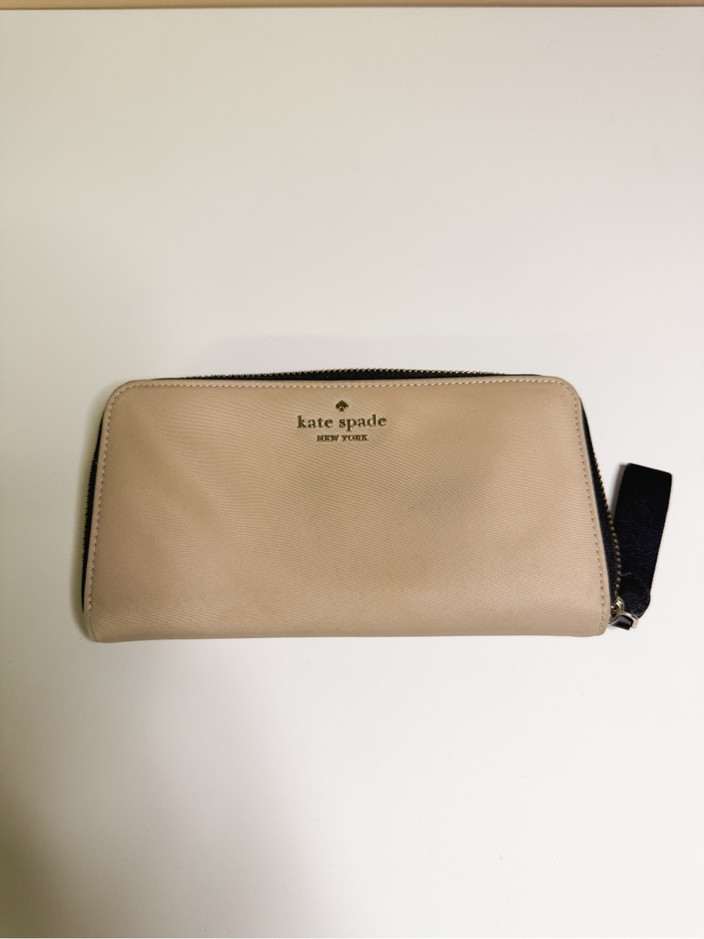 kate spade Beige Zip-Around Wallet